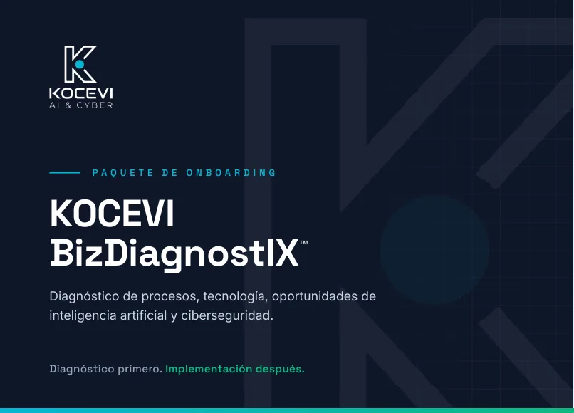 Portada del paquete de onboarding BizDiagnostIX™ preparado para la clínica.